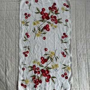 Vintage Cherry Blossom Tea Towel